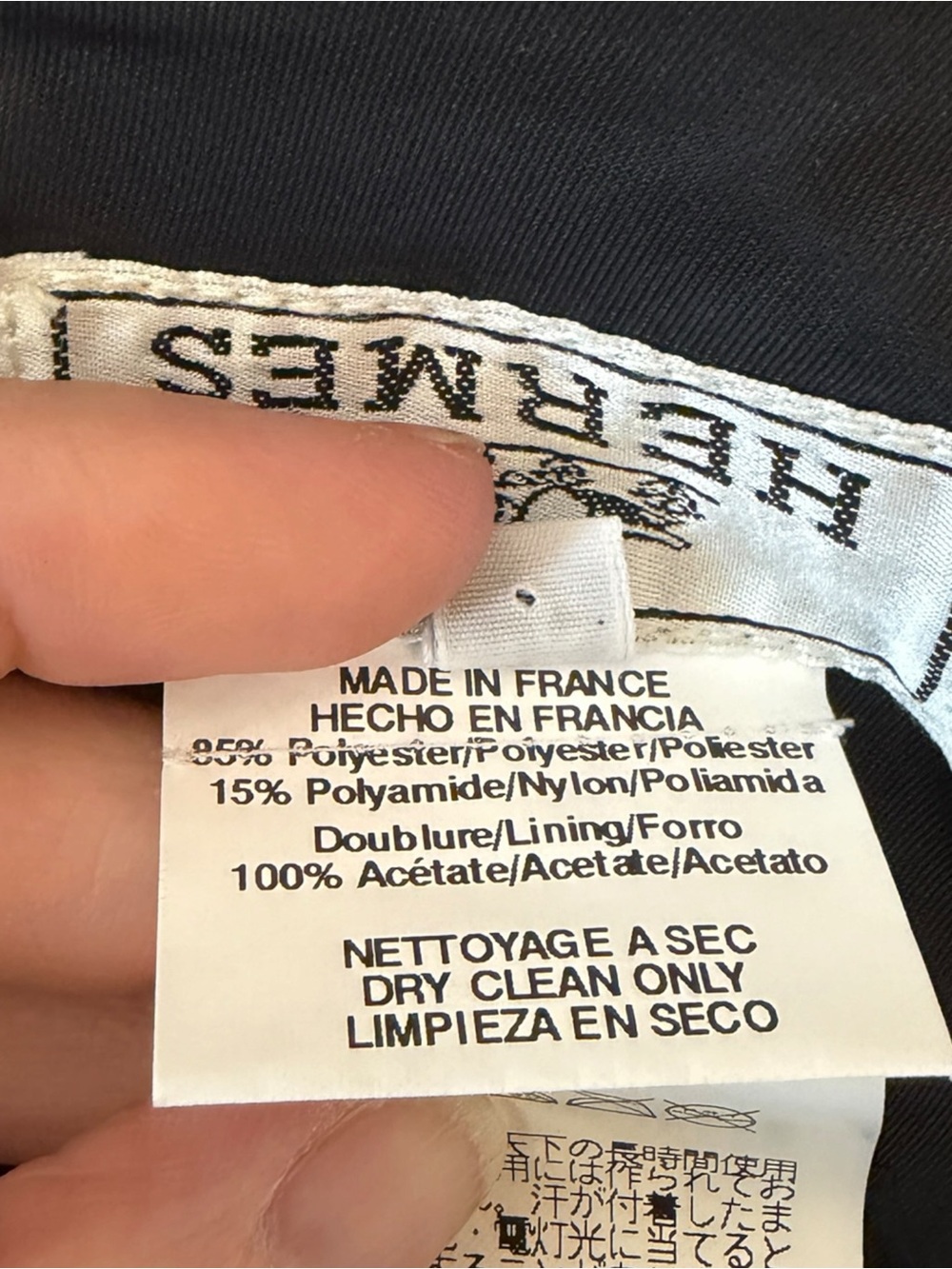 Hermès Milo L’Aventure Technical Bucket Hat Black Size 56—Water Resistant - Picture 13 of 15